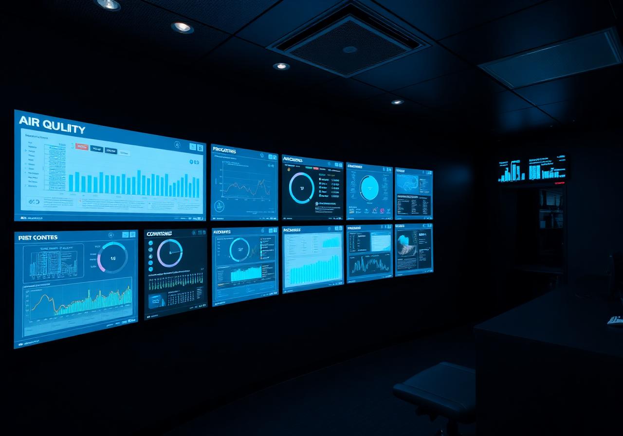 Smart building control room
