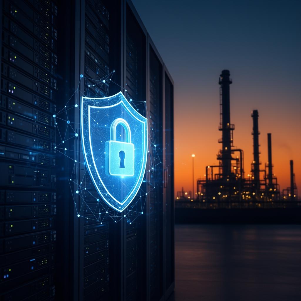 OT cybersecurity architecture for Oil and Gas with segmentation firewalls and secure remote access